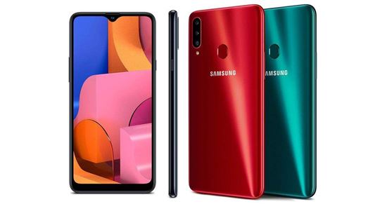 تصویر گوشی موبایل سامسونگ مدل Galaxy A20s SM-A207F/DS دو سیم کارت ظرفیت 32 گیگابایت