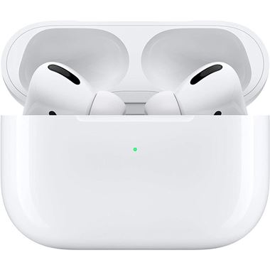 تصویر هدفون بی‌ سیم اپل مدل AirPods Pro همراه با محفظه شارژ