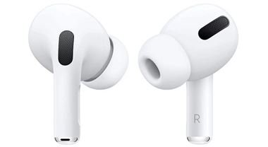 تصویر هدفون بی‌ سیم اپل مدل AirPods Pro همراه با محفظه شارژ