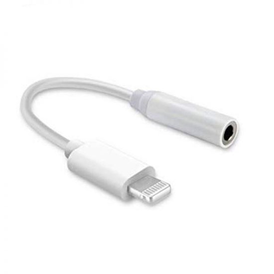 تصویر مبدل لایتنینگ به جک 3.5 میلی متری هدفون اپل